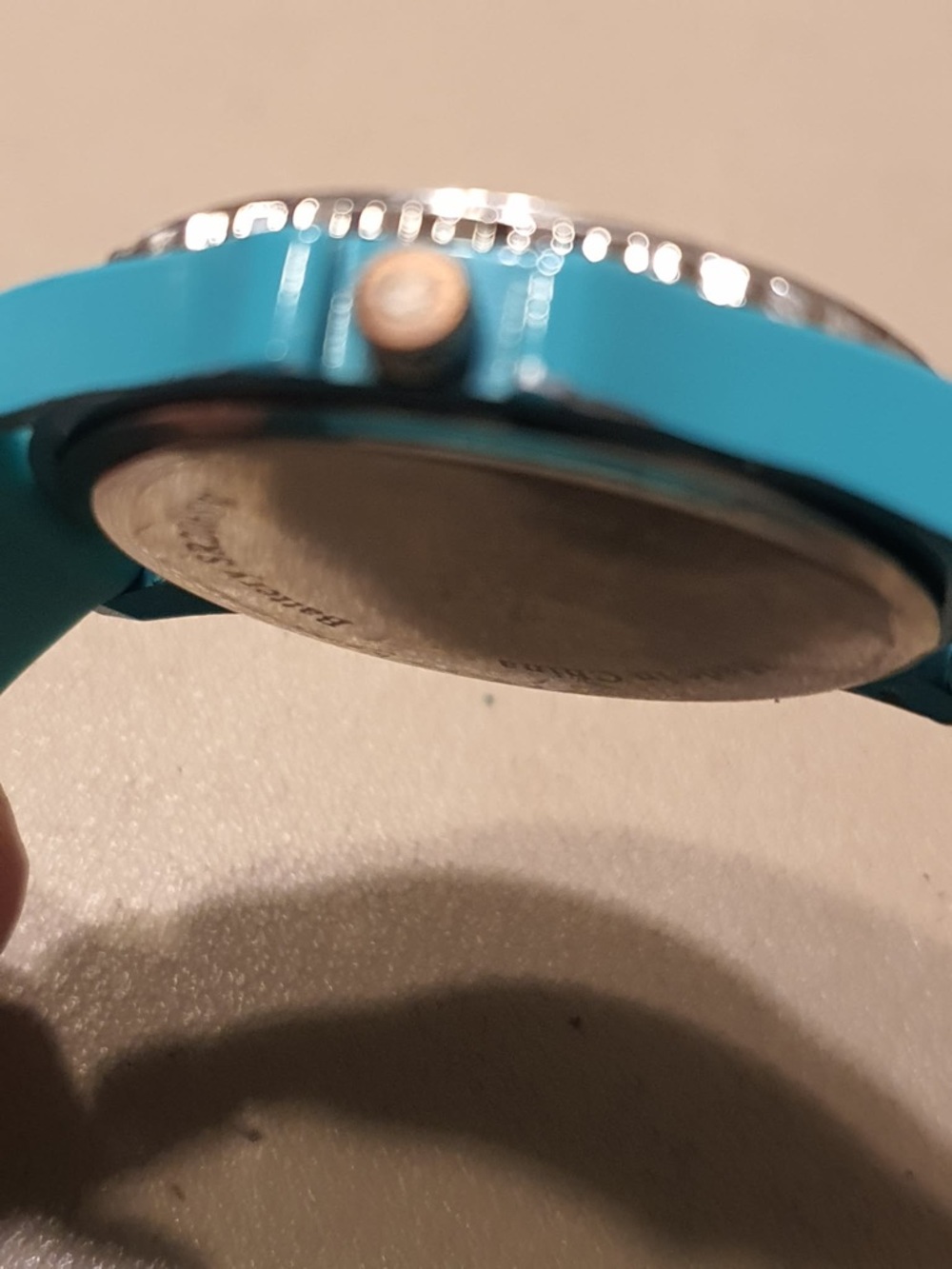 🦋10/$20🦋 Silver/Blue Silicone Women's Watch - Picture 5 of 7